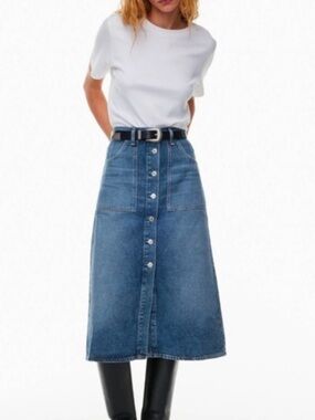 CITIZENS OF HUMANITY Anouk denim midi skirt nwt! First class color